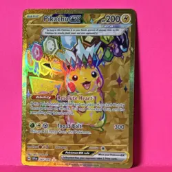 Pokemon TCG Pikachu EX Full Art Hyper Rare Holo 247/191 Surging Sparks 200 HP - Image 1