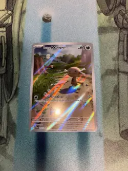 Paldean Wooper 102/094 Pokemon TCG Me02: Phantasmal Flames Illustration Rare NM - Image 2