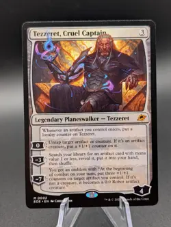 MTG: Tezzeret, Cruel Captain | Non-foil | Edge of Eternities | Pack Fresh NM | - Image 1