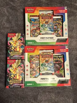 Pokemon TCG First Partner Pack & Ascended Heroes Booster Promo Boxes - Image 1