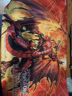 Konami Yu-Gi-Oh! Blazing Dominion Playmat Promo Sneak Peak PREMIER - Image 1