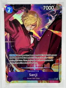 ONE PIECE ENGLISH Sanji (065) OP09-065 Emperors in the New World Alt Art PSA 10 - Image 2