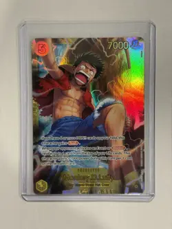 Monkey D Luffy OP15-119 SEC Foil Adventure on Kami’s Island One Piece - Image 1