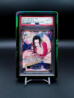 One Piece Boa Hancock PB Storage Box Gold Exclusive ST17-004 – PSA 10 + Display - Image 1