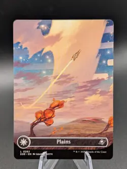 MTG: Plains | Borderless | 262 | Edge of Eternities | Pack Fresh NM | - Image 1