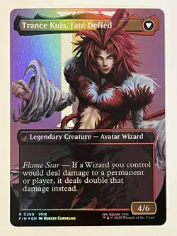 Kuja, Genome Sorcerer (Borderless) Final Fantasy Foil MTG - Image 2