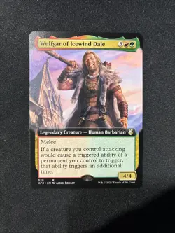 Mtg - Wulfgar of Icewind Dale (Extended Art) Adventures in the Forgotten Realms - Image 1