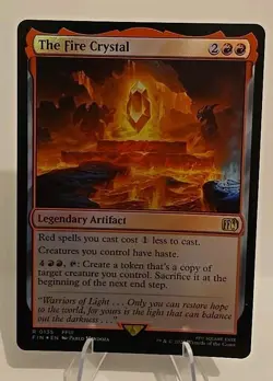 The Fire Crystal MTG Final Fantasy Foil - Image 1