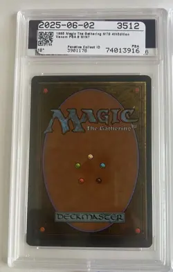 MTG Venom Alternate 4th Ed Magic The Gathering PSA 9 - Image 2