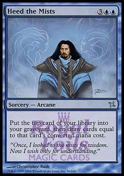 Heed the Mists 3x FOIL BOK MTG Betrayers Kamigawa Uncommon MINT blue - Image 1