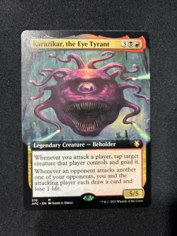 Mtg Karazikar, the Eye Tyrant (Extended Art) Adventures in the Forgotten Realms - Image 1