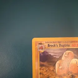 Pokemon Brock's Dugtrio 22/132 Gym Challenge Rare Unlimited - Image 2