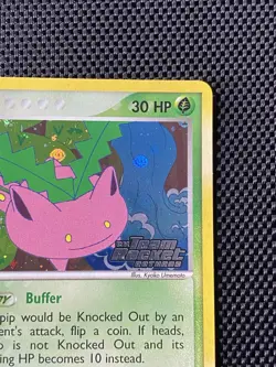 Hoppip 57/109 Swirl Team Rocket Returns Reverse Holo STAMPED LP/NM - Image 3