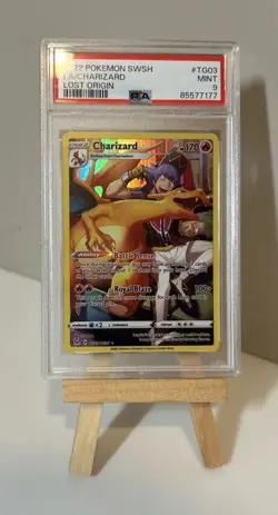 2022 Pokemon Lost Origin #TG03 - Charizard - PSA 9 Mint! - Image 1