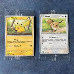 Pokemon Together Stamped Pikachu and Eevee Sealed 025 133/ 165 Pokemon TCG - Image 1
