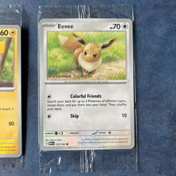 Pokemon Together Stamped Pikachu and Eevee Sealed 025 133/ 165 Pokemon TCG - Image 3