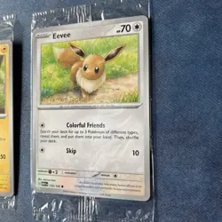 Pokemon Together Stamped Pikachu and Eevee Sealed 025 133/ 165 Pokemon TCG - Image 4