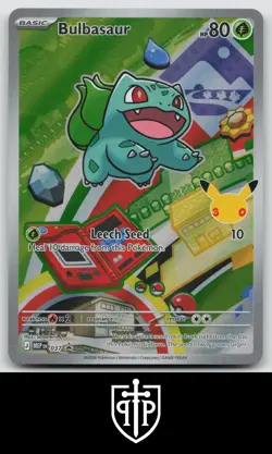 Pokemon - Bulbasaur 037 Mega Evolution - Holo Black Star Promo - NM - Image 1