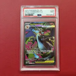 Pokemon Mega Charizard X EX Ultra Rare PSA 9 Me02 Phantasmal Flames 109/094 Holo - Image 1