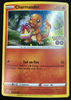Pokemon TCG Pokemon GO Charmander SWSH232 SWSH: Sword & Shield Stamped Holo - Image 1