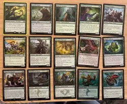 Budget Casual MTG Commander Deck Green 1+/1+ Counters Rishkar, Peema Renegade - Image 1