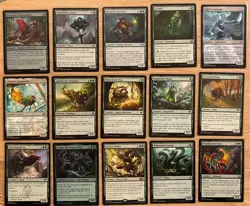 Budget Casual MTG Commander Deck Green 1+/1+ Counters Rishkar, Peema Renegade - Image 2