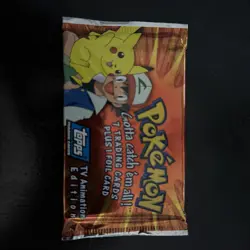 Pokemon Topps TV Animation Edition Sealed Pack - Image 1