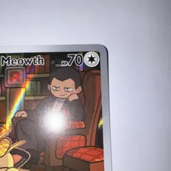 Pokemon Team Rocket's Meowth 203/182 Sv10 Destined Rivals IR - Image 4