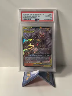 PSA 10 Pokemon MARSHADOW & MACHAMP GX Tag Team 2019 S&M Unbroken Bonds #82/214 - Image 1