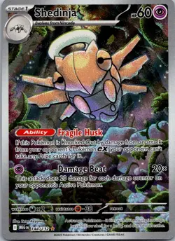 Shedinja 144/132 Illustration Rare Mega Evolution Pokemon Near Mint - Image 1