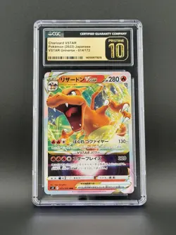 CGC Pristine 10 Charizard VSTAR 015/100 S9 Star Birth Holo Triple Rare JP 2022 - Image 1