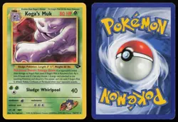 Koga's Muk 26/132 Unlimited Rare Gym Challenge Pokemon English MP - Image 3
