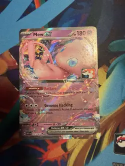 Pokemon TCG - Mew ex 151/165 Prize Pack Play Stamped NM for 151 Master Set - Image 1