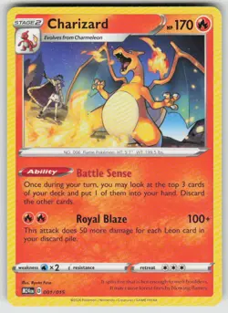 Charizard 001/015 Promo McDonald's Promos 2024 Pokemon Near Mint - Image 1