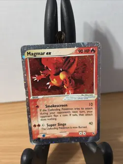 The Pokemon Company Magmar ex EX Ruby & Sapphire 100/109 Holo 90HP Ultra Rare MP - Image 2