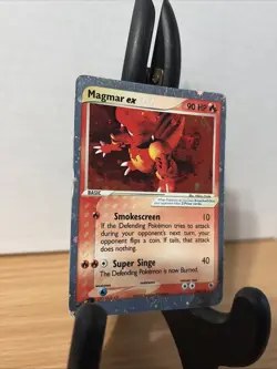 The Pokemon Company Magmar ex EX Ruby & Sapphire 100/109 Holo 90HP Ultra Rare MP - Image 3