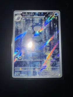 Poliwhirl 176/165 Illustration Rare Full Art Pokemon TCG Scarlet & Violet 151 - Image 1