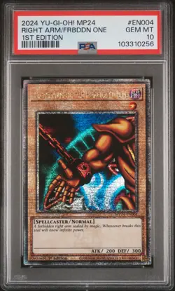 2024 1ST ED #EN004 RIGHT ARM OF THE FORBIDDEN ONE PSA 10 - Image 1