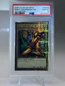 PSA 10 2024 YU-GI-OH! QCR right Leg Of The Forbidden One 1ST EDITION - Image 1