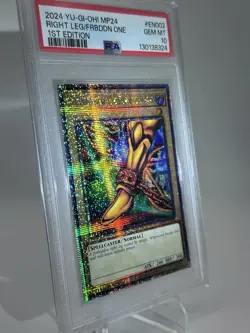 PSA 10 2024 YU-GI-OH! QCR right Leg Of The Forbidden One 1ST EDITION - Image 2