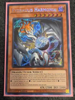 Yugioh! 1x Fydraulis Harmonia BLZD-EN024 Secret Rare 1st Ed NM - Image 1