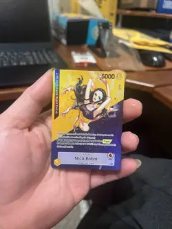 Nico Robin Leader 228 5000 Power Game Night One Piece lakers card - Image 1