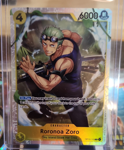 Roronoa Zoro OP15-113 SR Full Art Holo 4 Cost 6000 Power ONE PIECE Card NM-MT💸 - Image 1