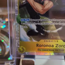 Roronoa Zoro OP15-113 SR Full Art Holo 4 Cost 6000 Power ONE PIECE Card NM-MT💸 - Image 5