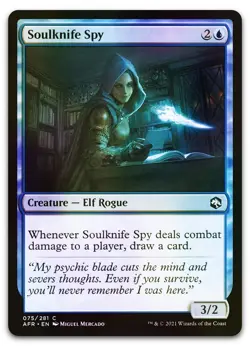 Soulknife Spy #75 (Foil) (NM) Forgotten Realms AFR Magic MTG - Image 1
