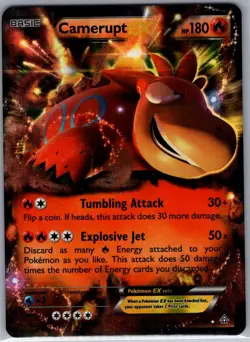 Camerupt EX 29/160 XY - Primal Clash - Pokemon Card - NM - Image 1