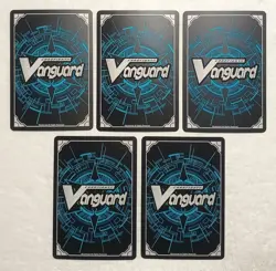 Lot of 5 Japanese Cardfight!! Vanguard RR Card Set - Image 2