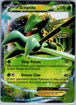 Sceptile EX 7/98 XY - Ancient Origins - Pokemon Card - NM - Image 1