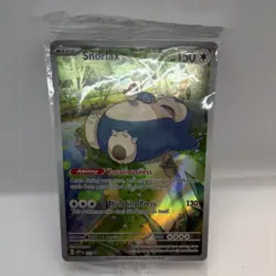 Pokemon Snorlax 051 Scarlet & Violet Promo Holo Basic English TCG Card - Image 1