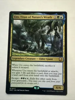 MTG Uro, Titan of Nature's Wrath 0277 Reg Commander: Modern Horizons 3 NM M3C - Image 1